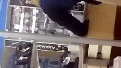 hot young 18+ booty shakes seductively in candid hidden cam shots!