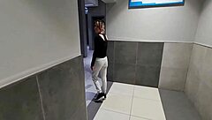 sneaking public toilet creampie fuck adventure