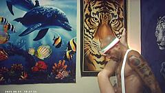 Asian Babe Pounds Italian Machine Pornstar Backstage