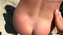 caught that farm hooligan girl and fucked her tight ass rough outdoors