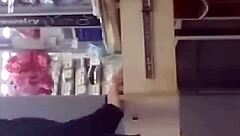 hot young 18+ booty shakes seductively in candid hidden cam shots!