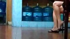 chinese milf slut nearly naked 😈🍑