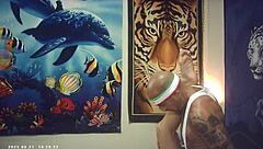 Asian Babe Pounds Italian Machine Pornstar Backstage