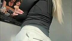 hailey rose's all natural big tits get wet