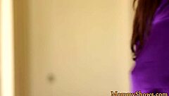 classy fake tit milf enjoys wild 69 with her busty young roommate