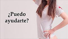 angry spanish nurse doctor joi makes patient slave orgasm