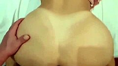 while hubby works wife shakes big ass for neighbor's doggystyle pounding