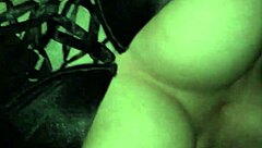 trim milf in leggings nylon teases her curves