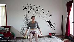 Intense yoga poses stretch flexible body lesson 339