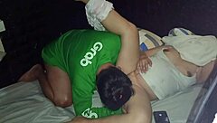 Hot pregnant Asian chubby Pinay fucks wildly in hotel room