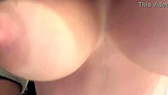 italian milf artemisia flashes bouncing big tits closeup