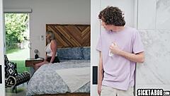 Big Tits Milf Rachael Cavalli Catches Stud Jerking Off!