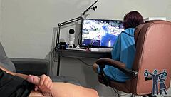 brazilian femdom unleashes monster cock on small tits