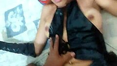 Petite venezolana creampied after party cunilingus fuck