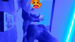 my husband's friend took me to hotel after party and wrecked my ass on cam