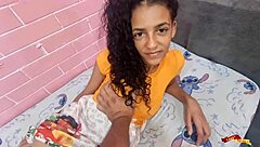 Skinny Asian Teen Begs for Anal Cosplay Creampie!