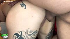 brazilian wife joins orgy while husband watches every thrust