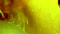 Shaving my smooth pussy shower closeup feels so good