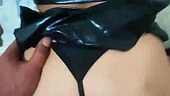 Petite venezolana creampied after party cunilingus fuck