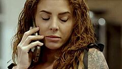 busty babysitter tempts boss with perky pierced nipples