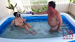 regina noir sucks cock underwater then gets dominated poolside