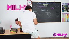 Hey students, lick my pussy to put out this horny fire!