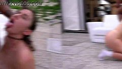 Submissive Italian Deianira Festa endures balls-deep interracial ANAL, rough assfucking, gaping, facial cumshot