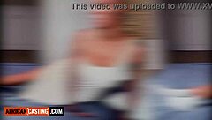 big natural tits black teen endures raw casting bang