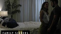 rebellious teen seduces friend breaking rules with sloppy sex