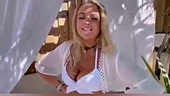 Watch me tease hard with my dildo in this free solo exhib video