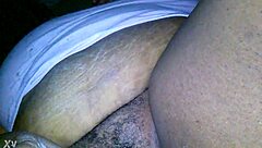 sexy ebony bbw vibes her hairy pussy to orgasm!