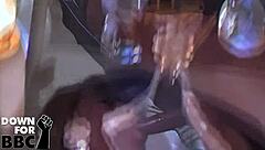 black bbc packs my tight ass down hard?