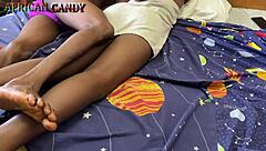 oh damn, slamming big black cock deep in wet ebony pussy!