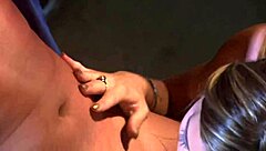 Avy Scott makes mechanic cum all over shaved pussy