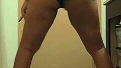 Mocha Ebony Shakes Her Massive Booty Seductively