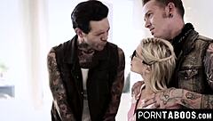 Petite Teen's Wild Gangbang with Monster Cocks Everywhere