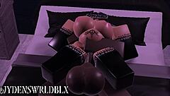 kitty's pussy gets filled by big black cock