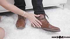 Richard, glaze my toes while Sandy kisses and fucks lustfully