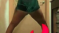 Mocha Ebony Shakes Her Massive Booty Seductively