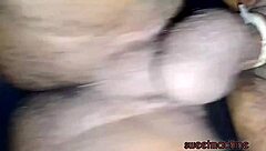 Sweetmachine's black pussy orgasms on homemade machine