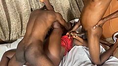 Caught friend fucking juicy pussy so joined rough