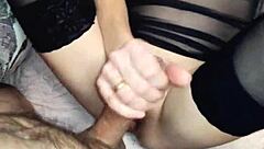 Elegant Milf Wife Rides Huge Cock Passionate Wedding Night