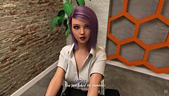 Office slut blowjob cumshot pussy sex play