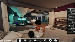 gringa gamer wants doggystyle fun in roblox