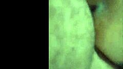 amateur couple bends over for close-up doggystyle creampie