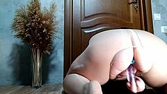 Mature milf sends solo toy masturbation video by mistake