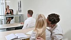 Slutty Student Candee Licious DP Pounded Headmaster Office