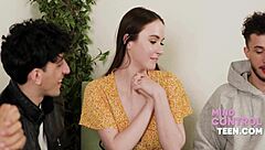 Hazel Moore lures into bizarre threesome daddy fantasy mind control 18+