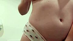 Young Pale 18+ Braces Girl Dildos Puffy Nipples Pink Pussy Orgasm!