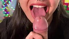 Funk Plays While She Deepthroats Wellington Prado's Monster Cock